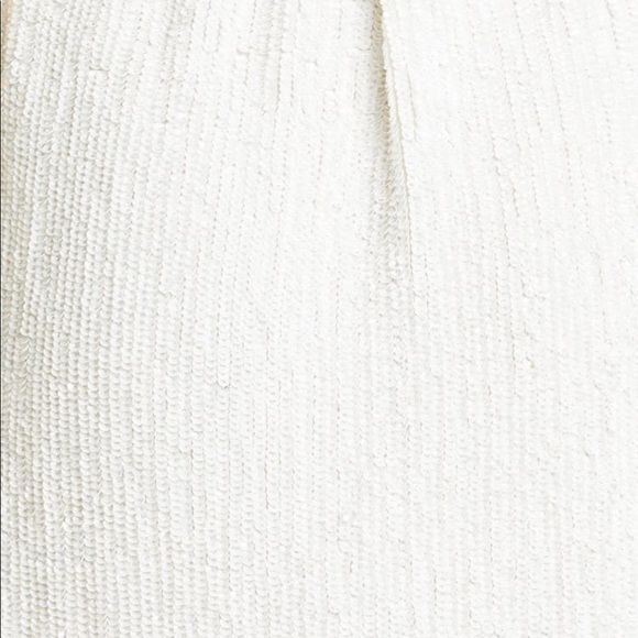 Retrofete One-Shoulder Sequin Asymmetric Minidress in Moonlight White - Picture 7 of 10